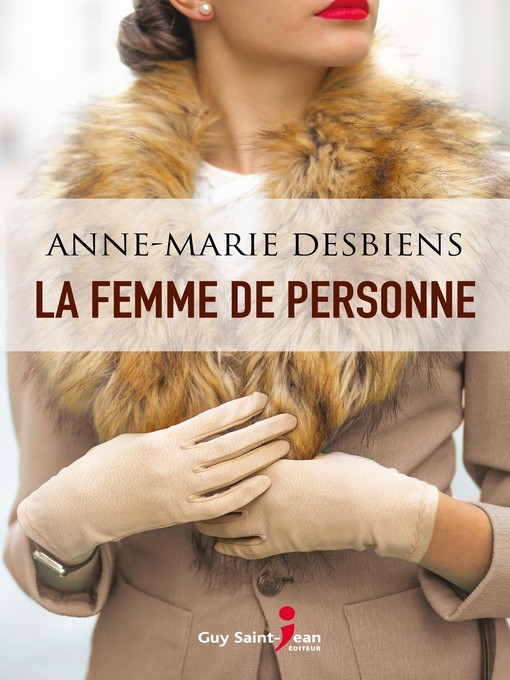 Cover image for La femme de personne